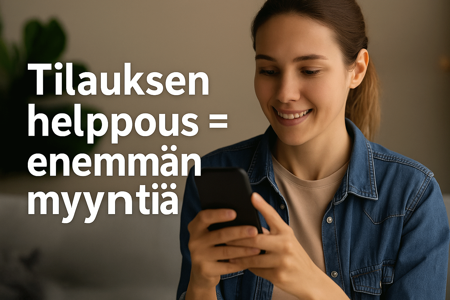 Tilaamisen helppous